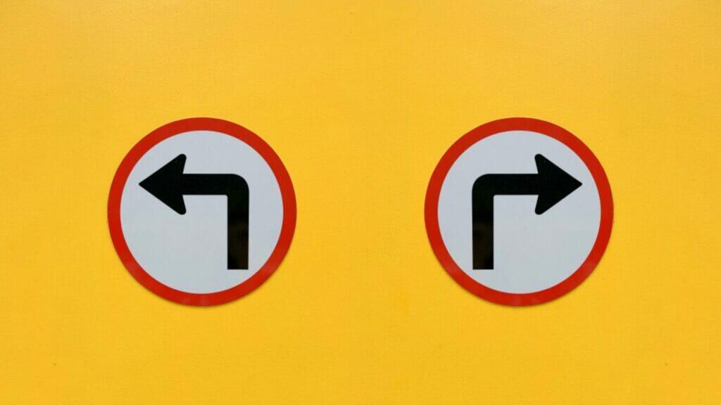 Passing on the right