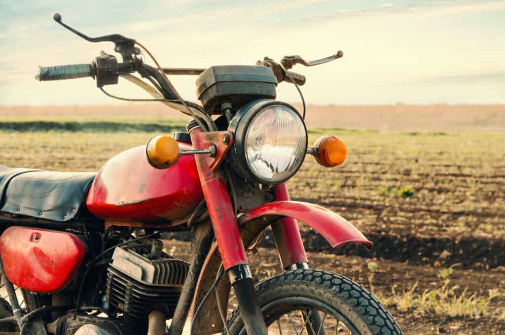 Motorcycle on the Road
