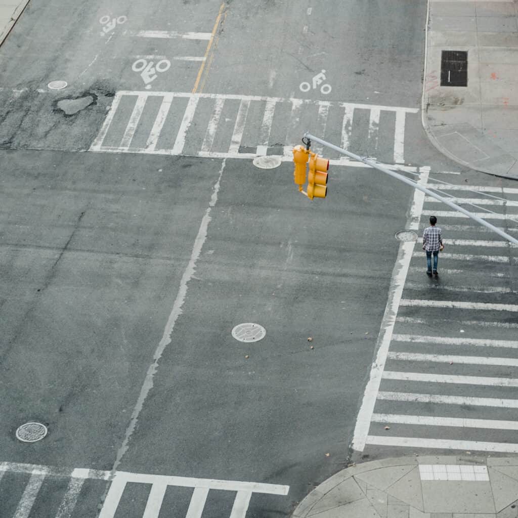 Lower east side in the morning, Manhattan, New York, USA